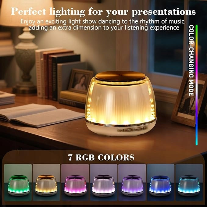 Rotating Display Stand with Colorful LED Lights BT Speaker Manufacturer code GŁOŚNIK BEZPRZEWODOWY BLUETOOTH LENOVO