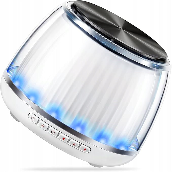 Rotating Display Stand with Colorful LED Lights BT Speaker