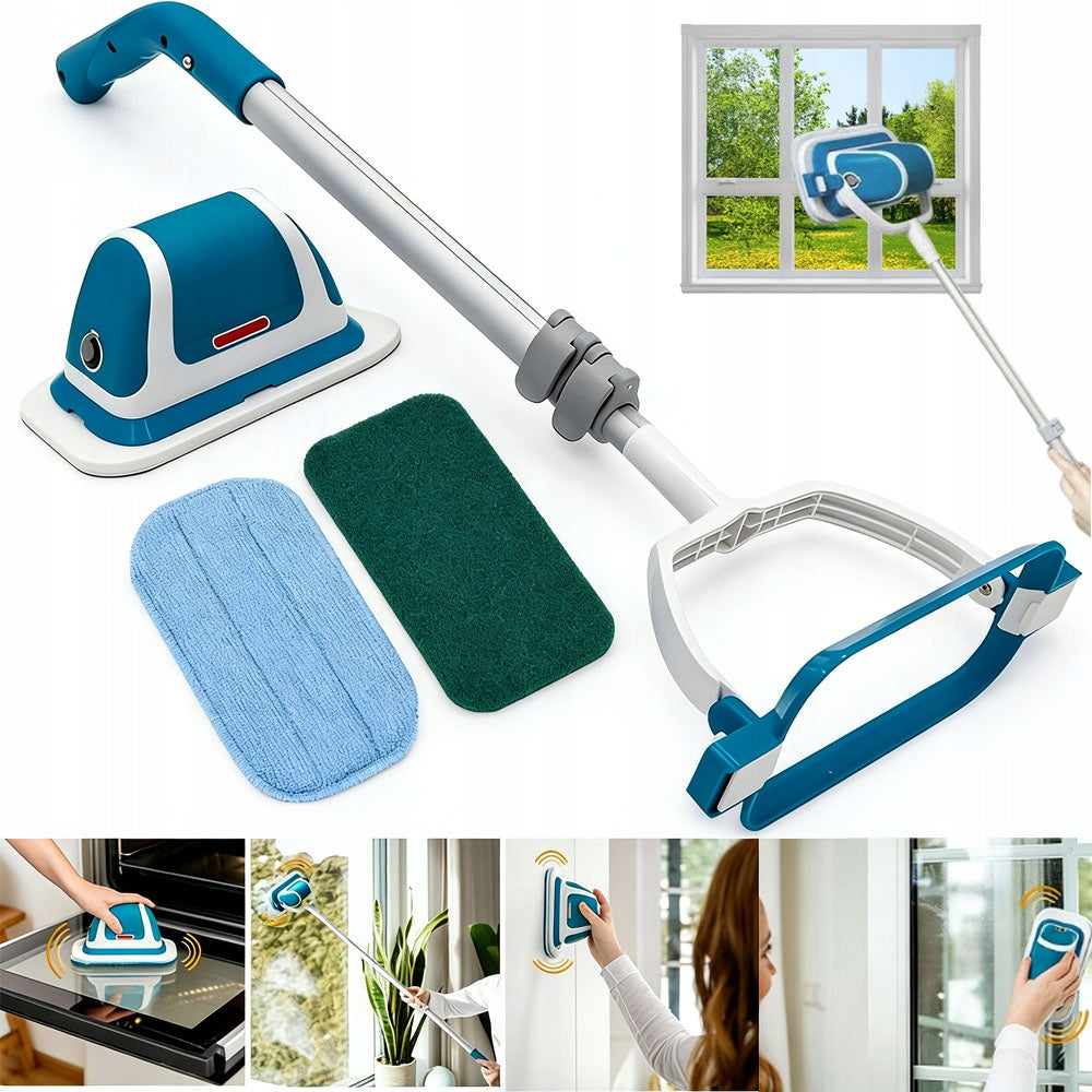 Rotating Electric Cleaning Brush for Washing with 180° Rotating Base