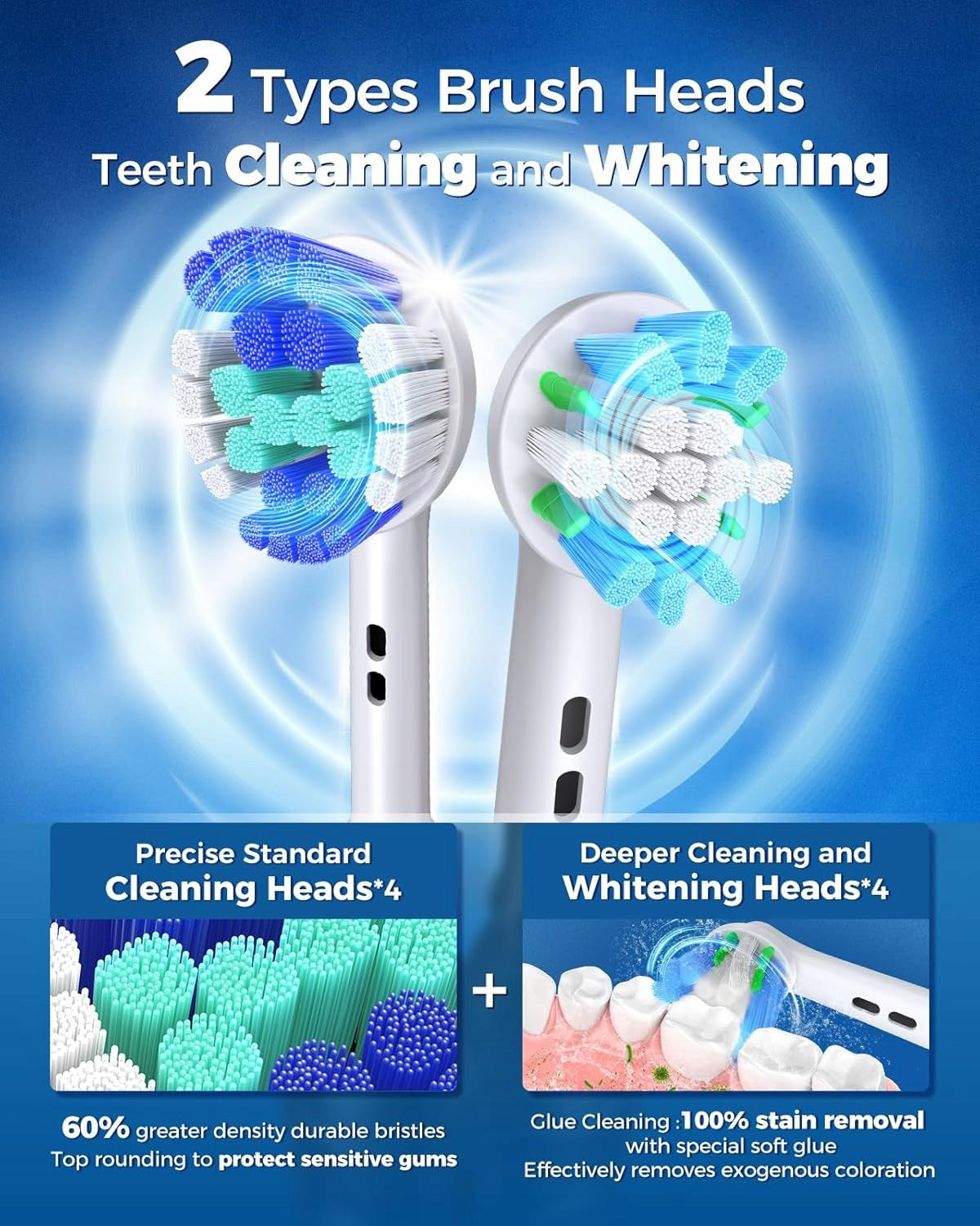 Rotating Electric Toothbrush for Adults with 8 Heads Medical device no