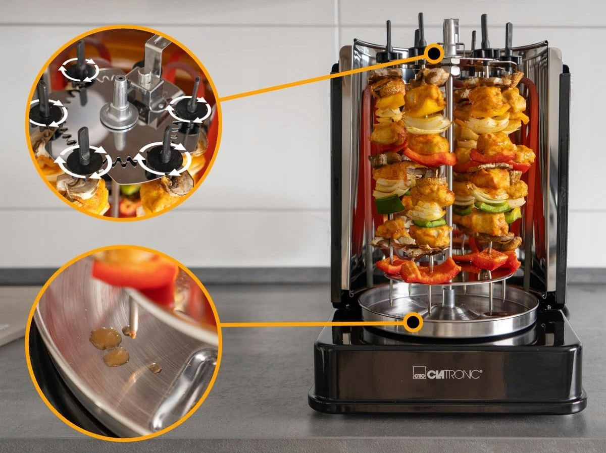 Rotating Grill for Kebab Chicken TOASTER Vertical Doner SKEWERS SPIT Manufacturer code 263831