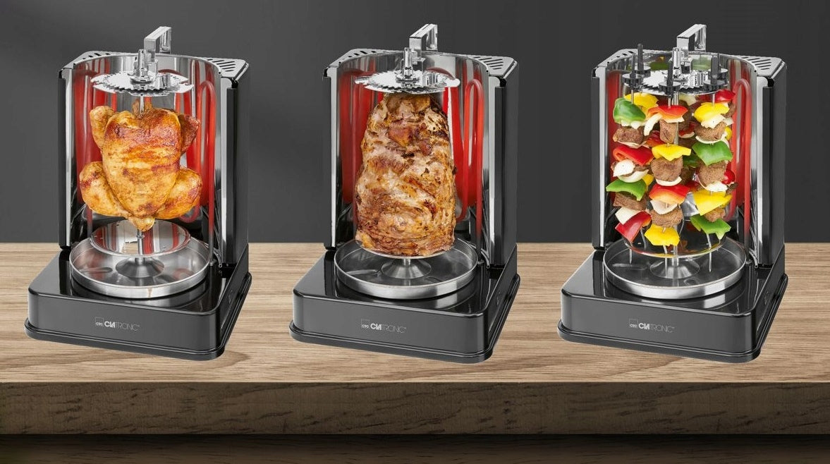 Rotating Grill for Kebab Chicken TOASTER Vertical Doner SKEWERS SPIT Model DVG 3686