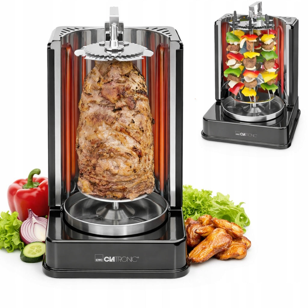 Rotating Grill for Kebab Chicken TOASTER Vertical Doner SKEWERS SPIT