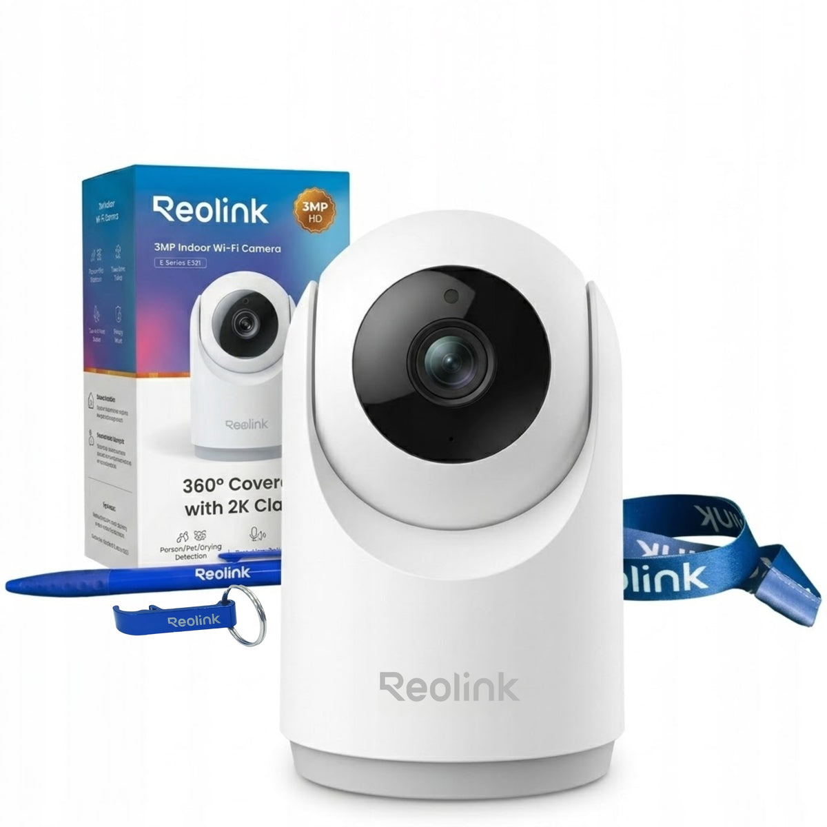 Rotating IP Camera Reolink E321 PTZ 3MP WiFi + Gadget Set Freebie