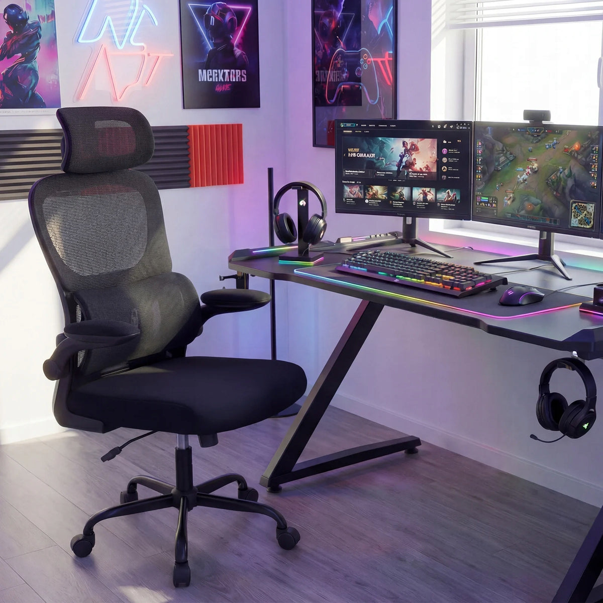 Rotating Office Chair Ergonomic Chair Brand Costway