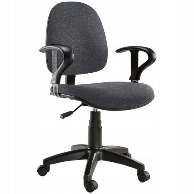 Rotating Office Chair with Height Adjustment Grey Techly