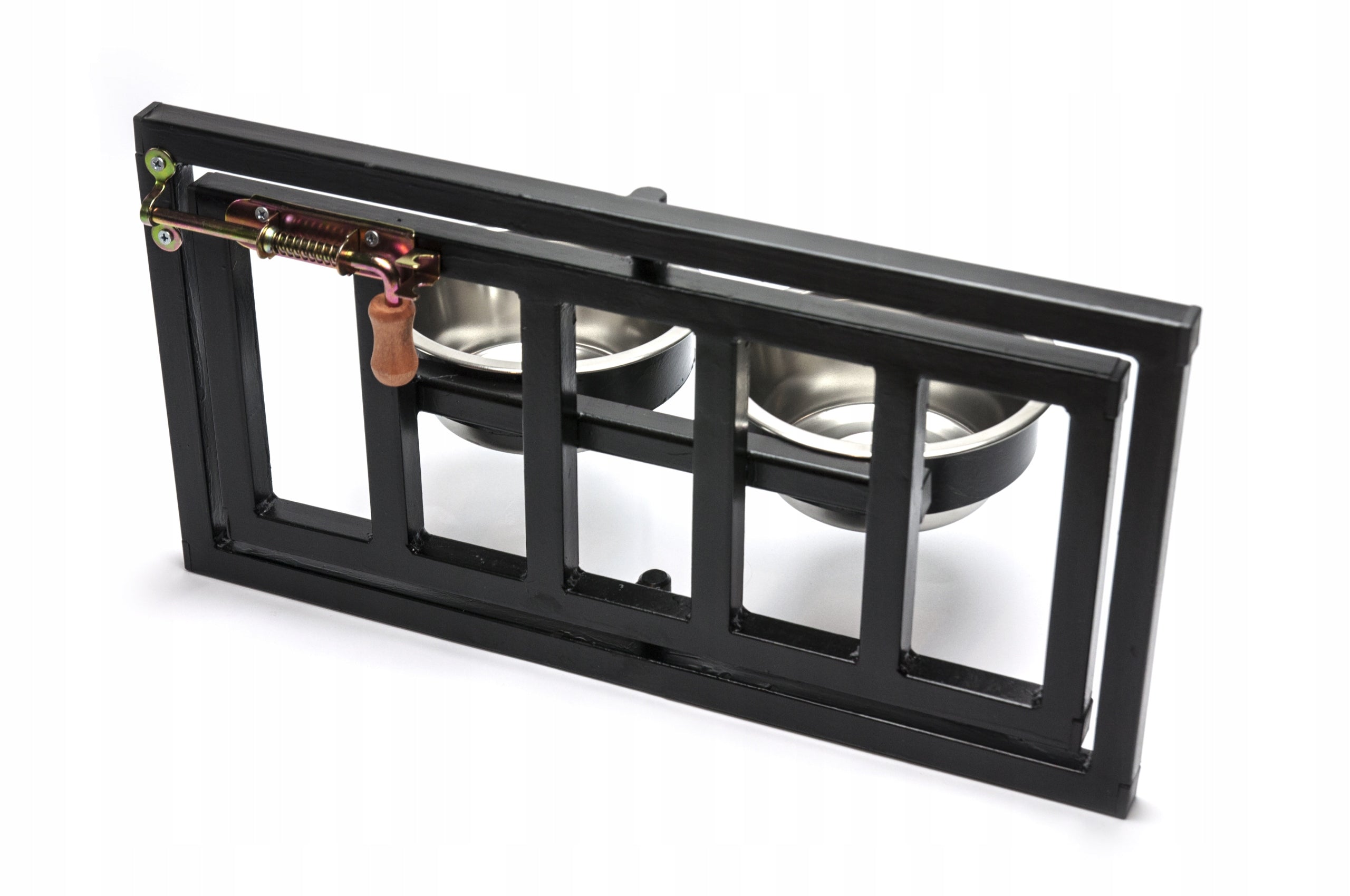 Rotating dog feeder for a playpen, 2 bowls x 0.9 l Brand no brand
