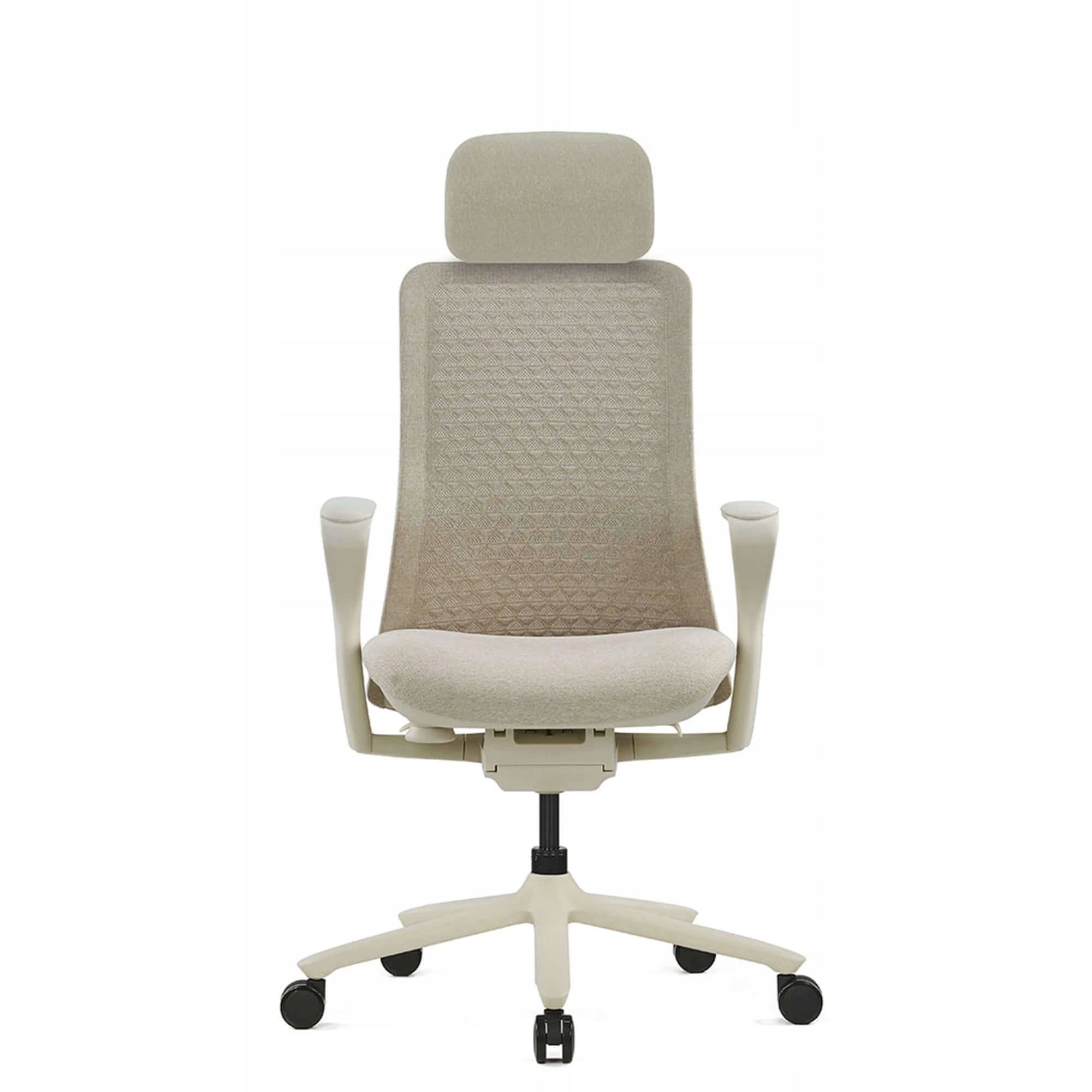 Rotating office chair Polka beige fabric 3D house Brand Meb-lab