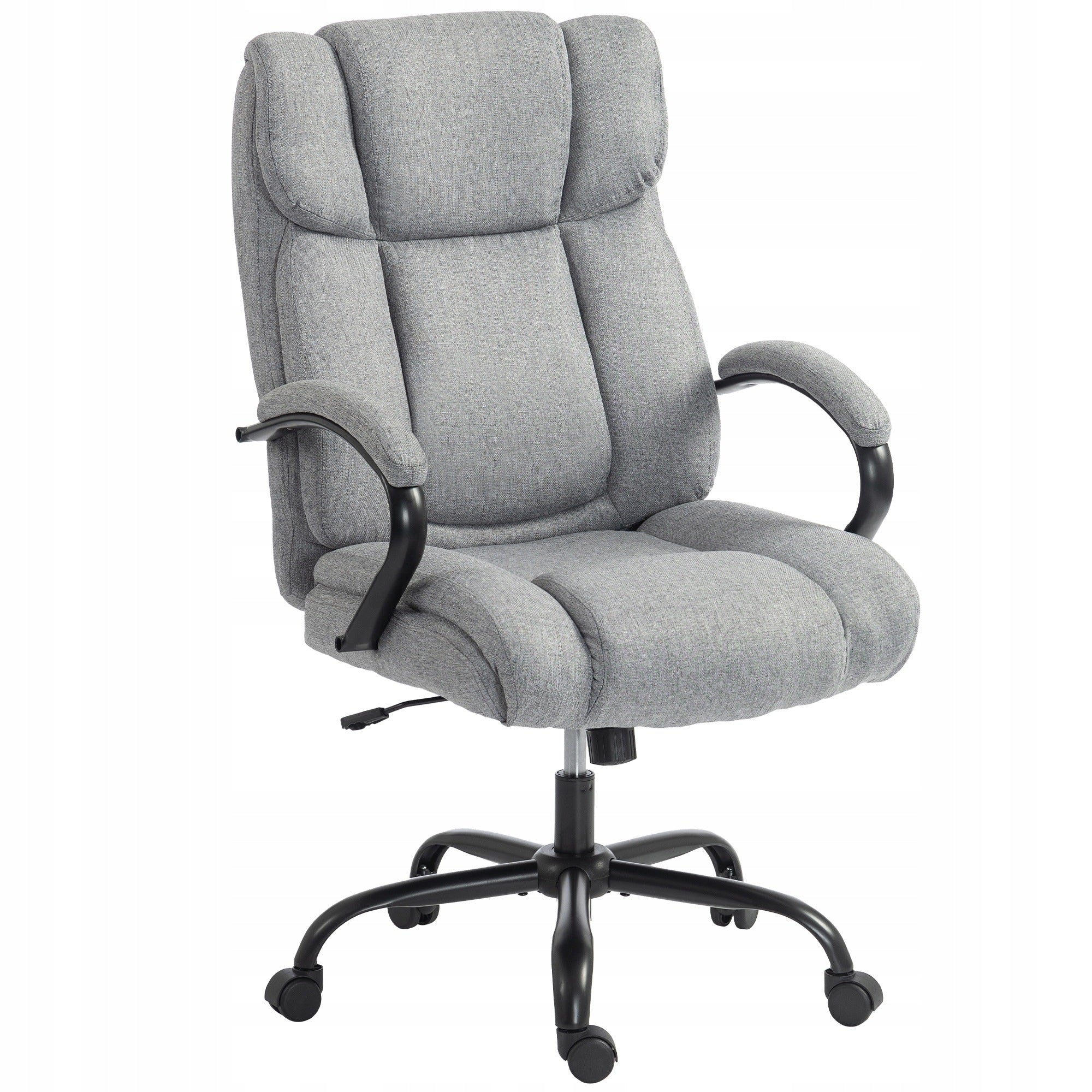 Rotating office chair Vinsetto with height adjustment up to 220 kg, light grey