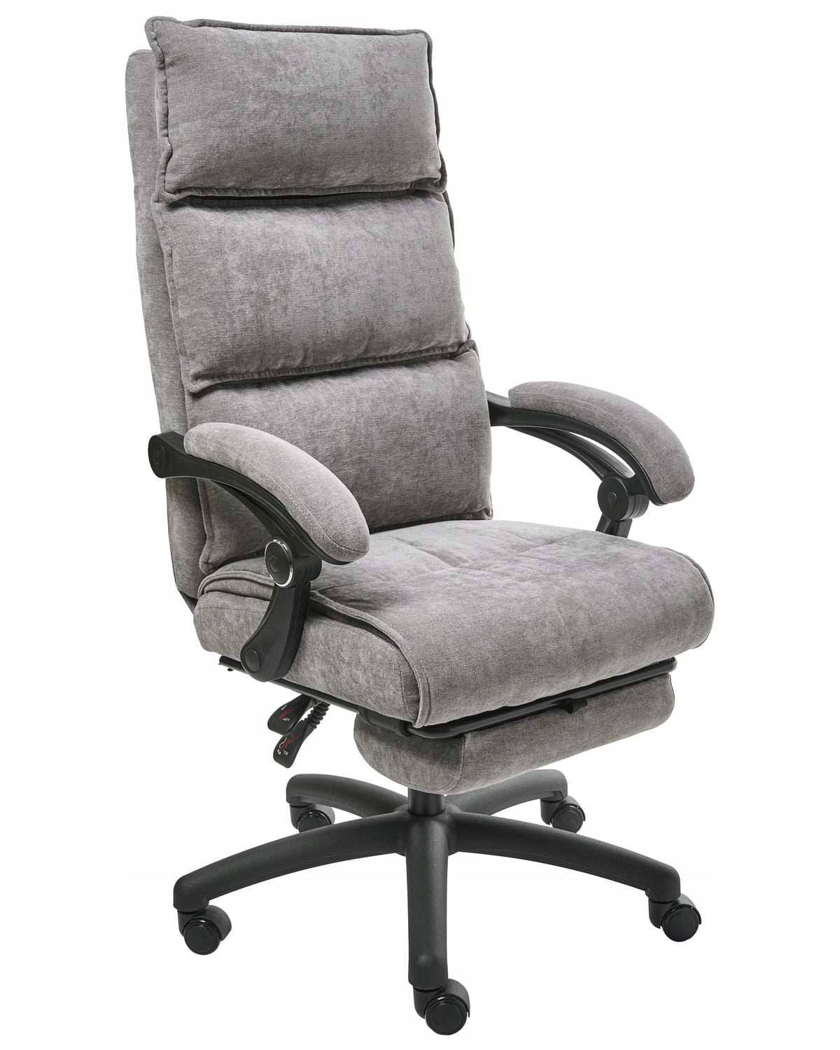 Rotating professional office chair chenille grey