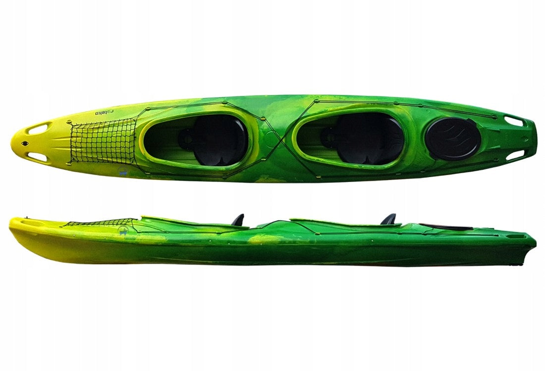 Roteko Double Kayak TWIN II with Mapnik and Luggage Gap Battleship Number of seats 2