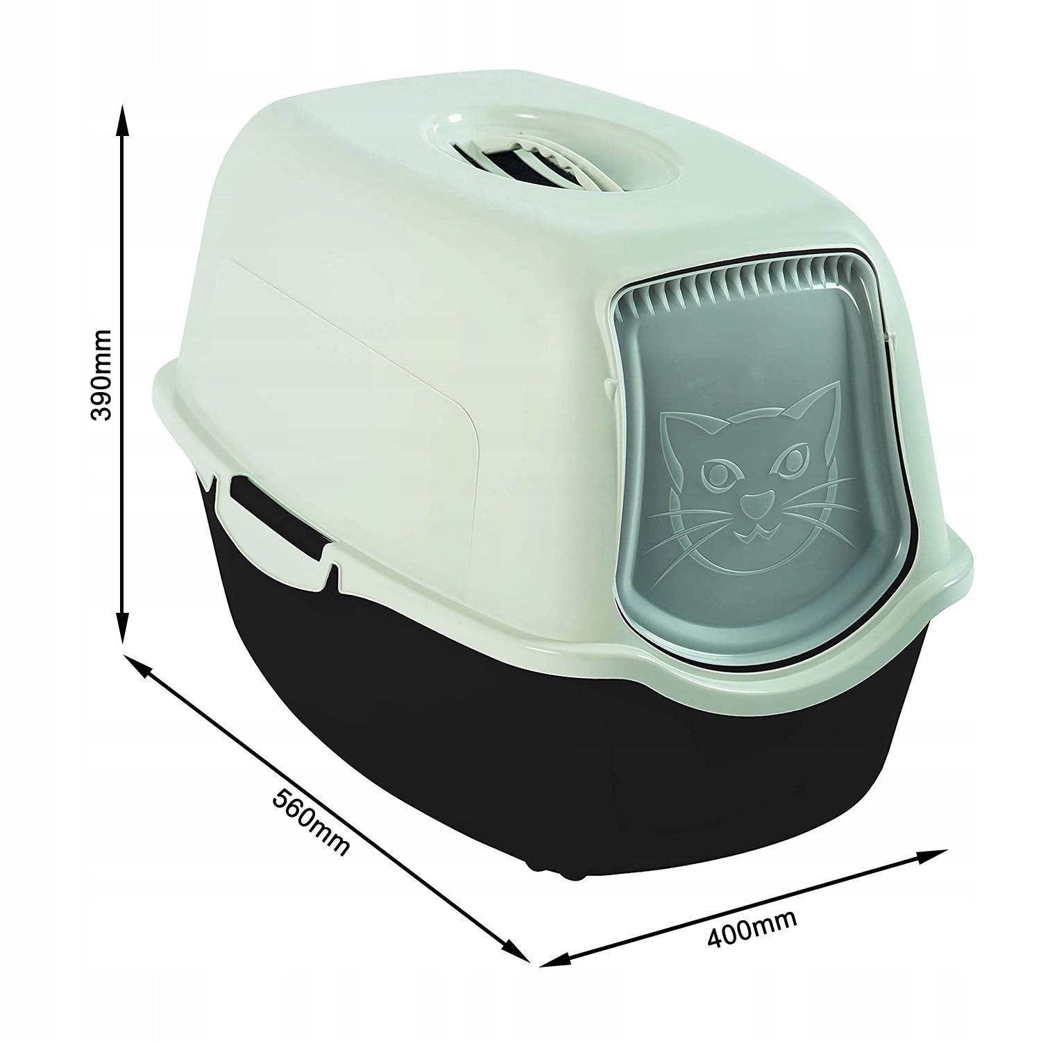 Rotho Closed Large Cat Cuvette XL Cat Litter Cuvette with Filter Brand Rotho