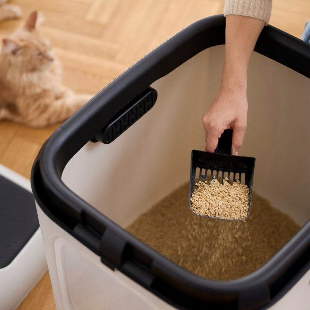 Rotho closed litter box WHITE XL 61,4 cm x 49,9 cm x 57,6 cm white Kind closed litter box