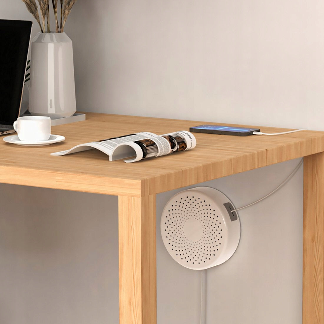 Round Cable Box Hama Cable Organizer White Wall Mount EAN (GTIN) 4047443508454