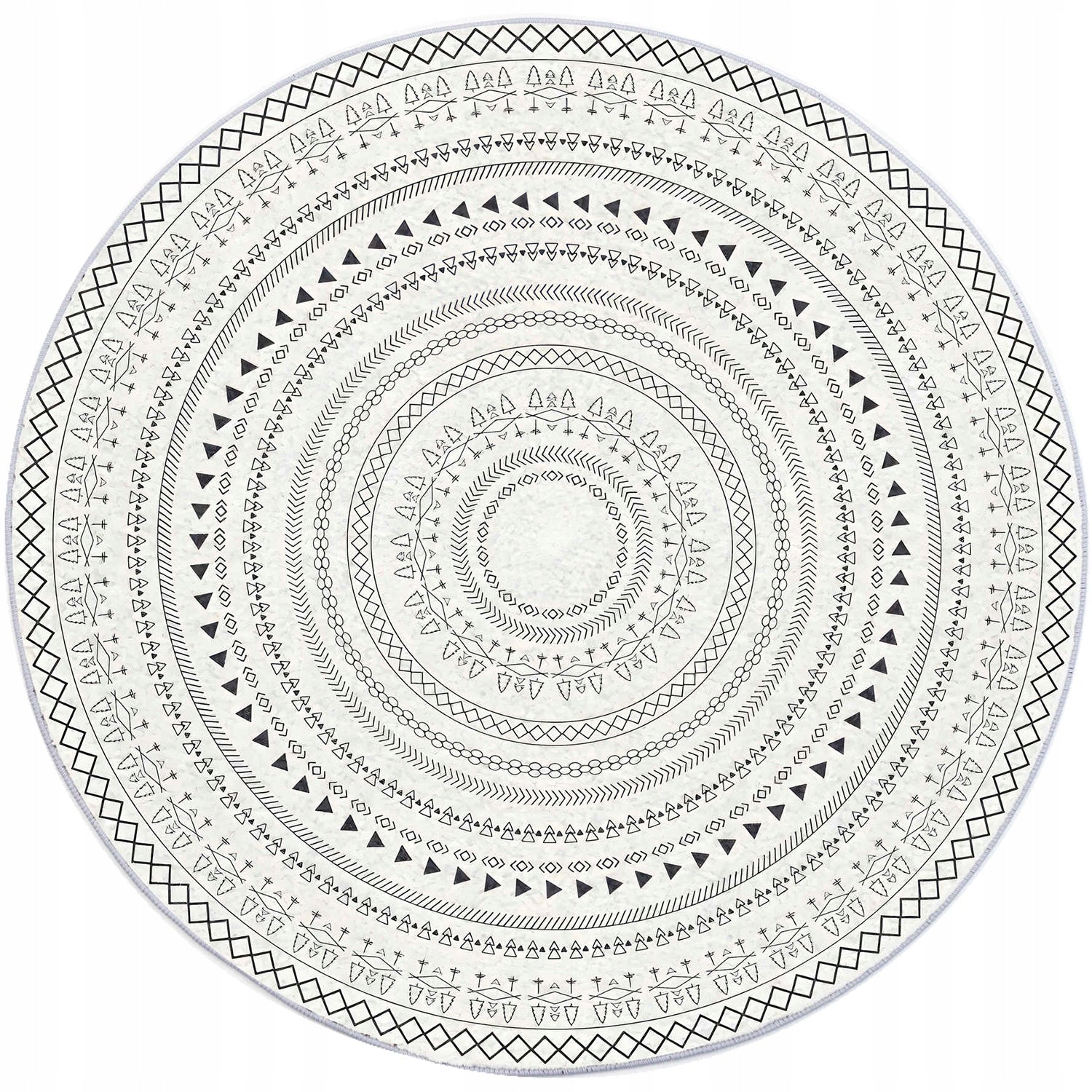 Round Carpet NOVO 140 non-slip soft silky modern Packaging status original