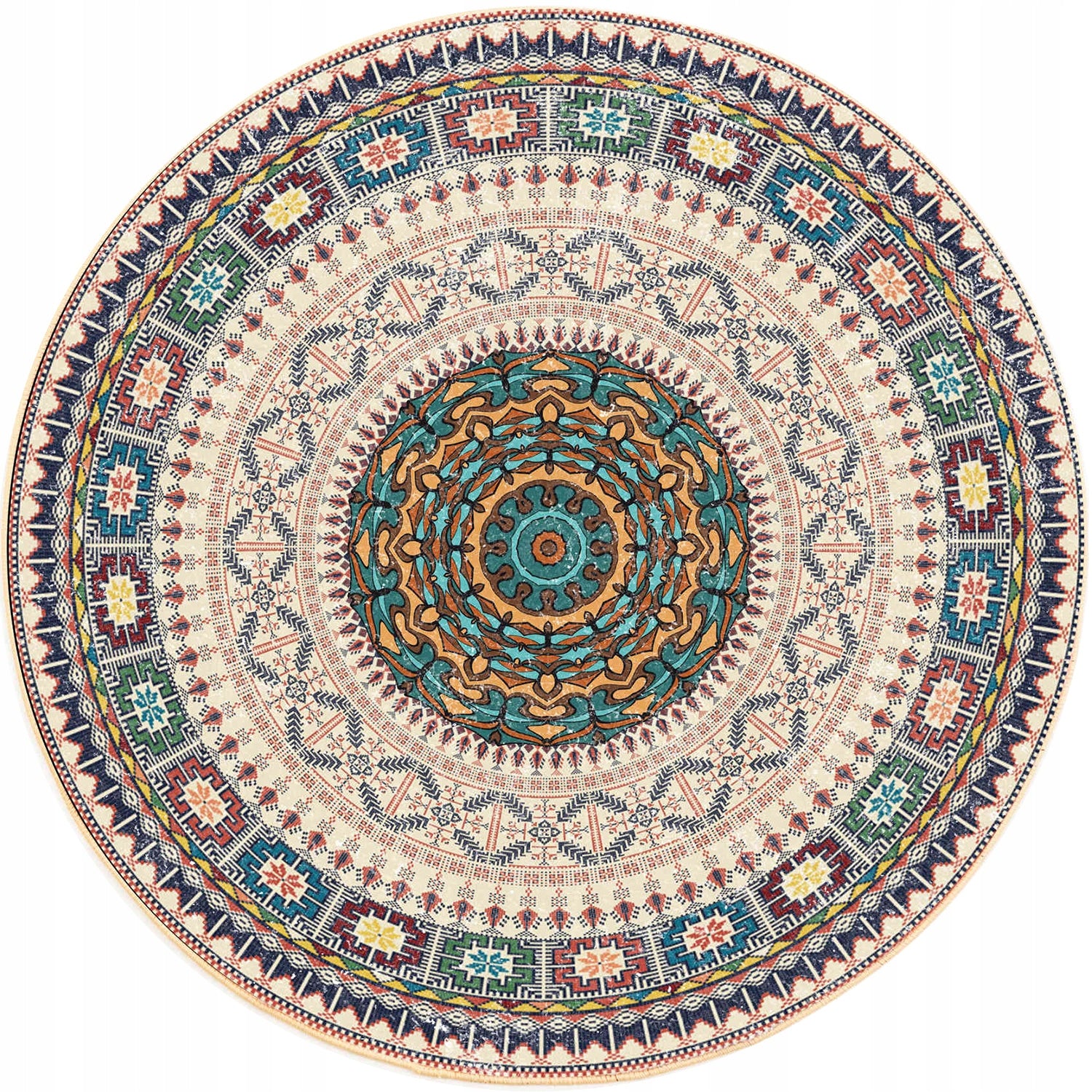 Round Carpet NOVO 80 non-slip soft silky modern Packaging status original