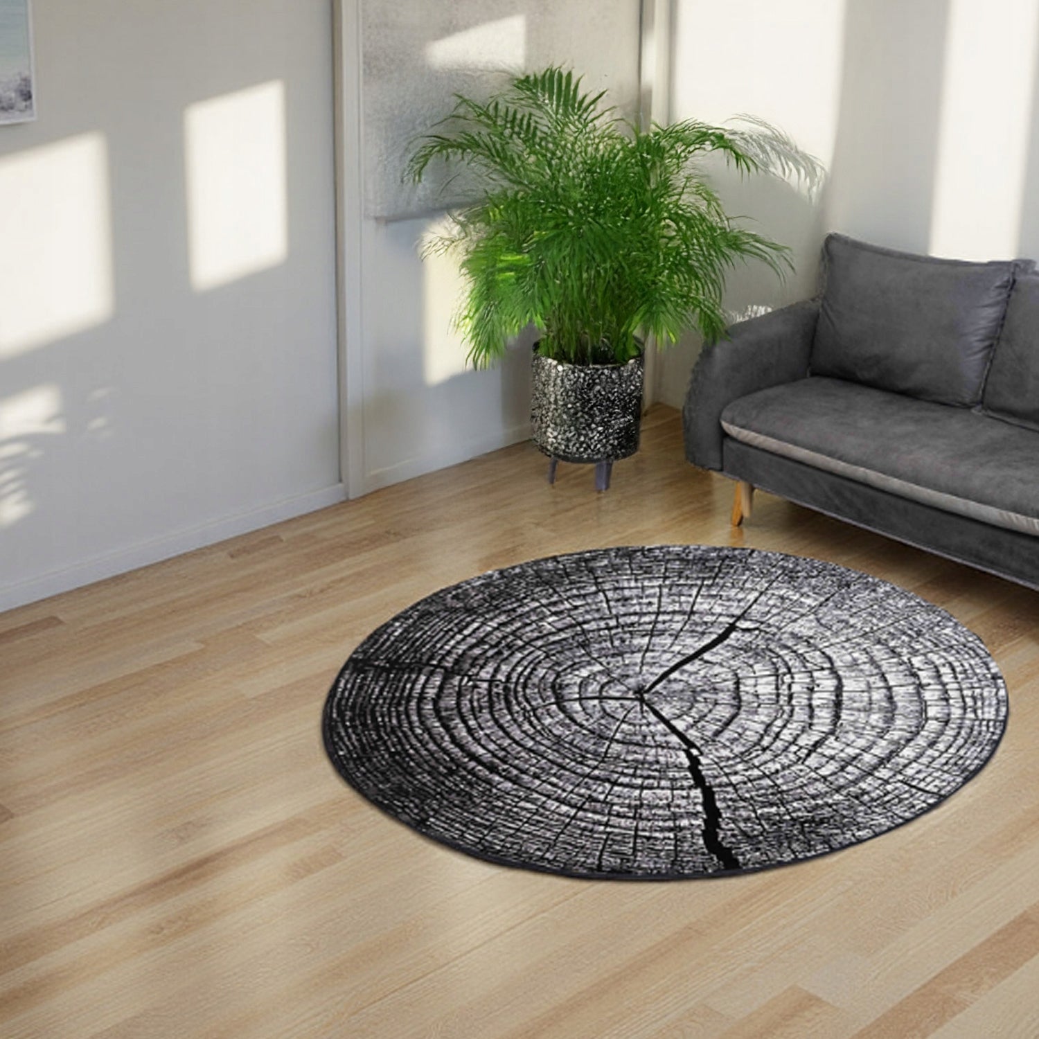 Round Carpet NOVO 90 non-slip soft silky modern Packaging status original