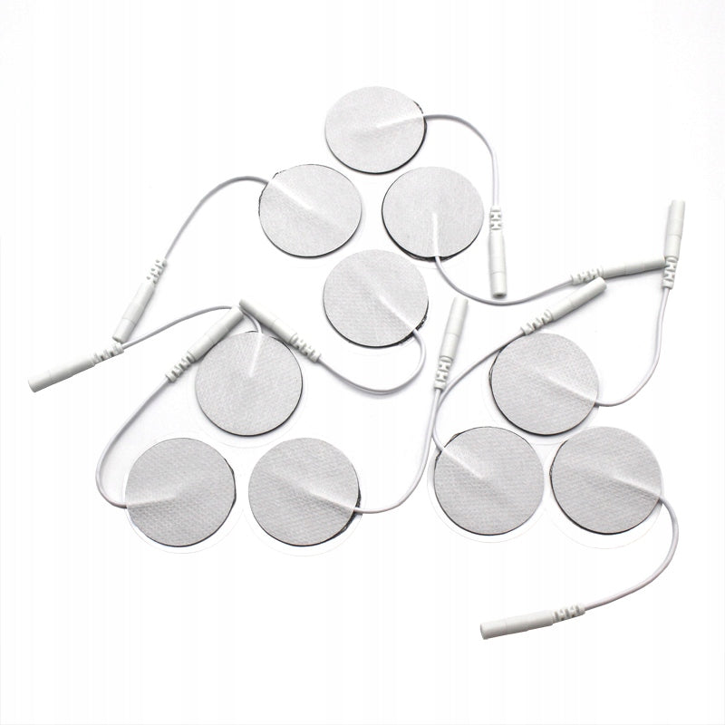 Round Gel Electrodes 35mm Set of 2 Batteries included no