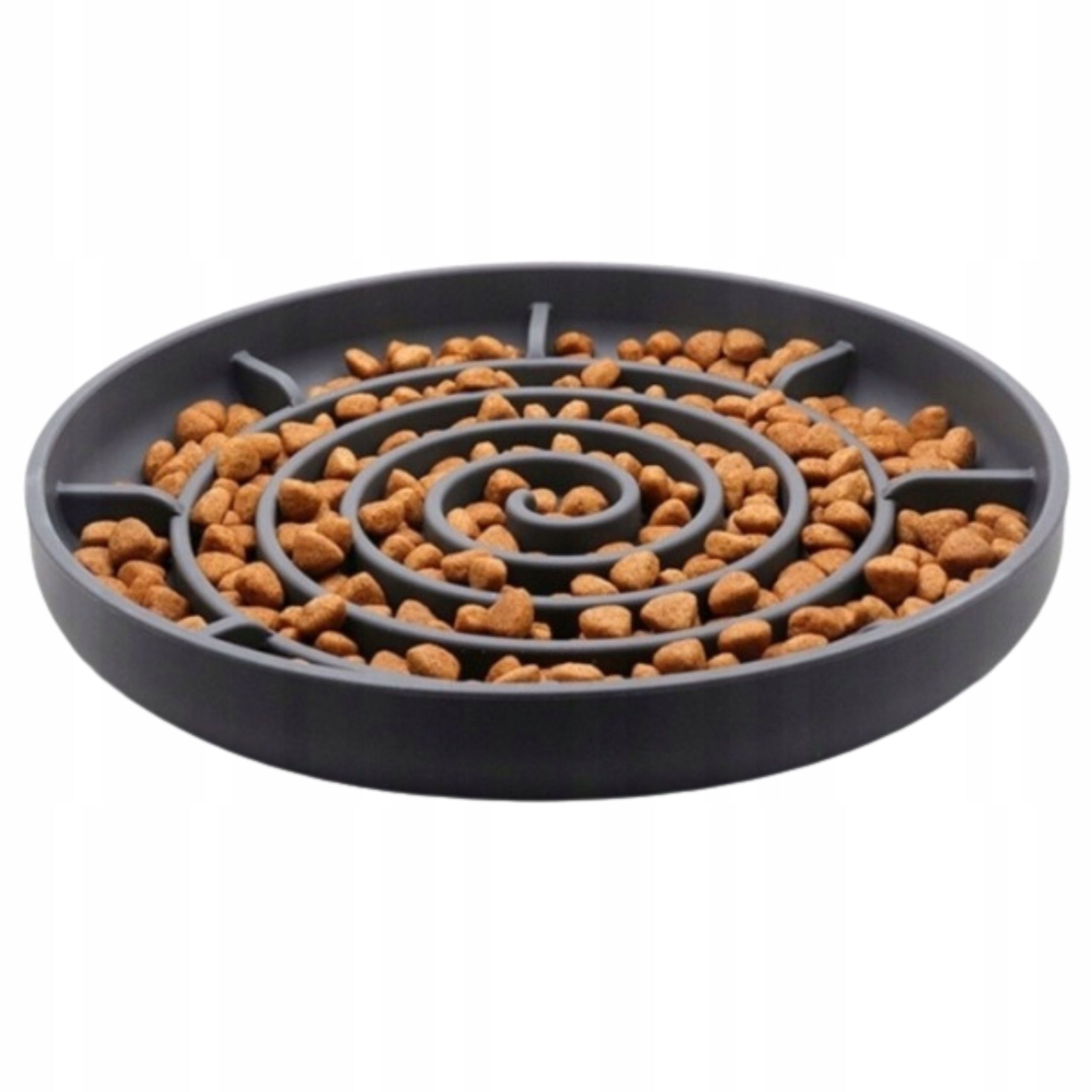 Round Slow Feeder Bowl for Cat Dog 20 cm Colors THE ZOO
