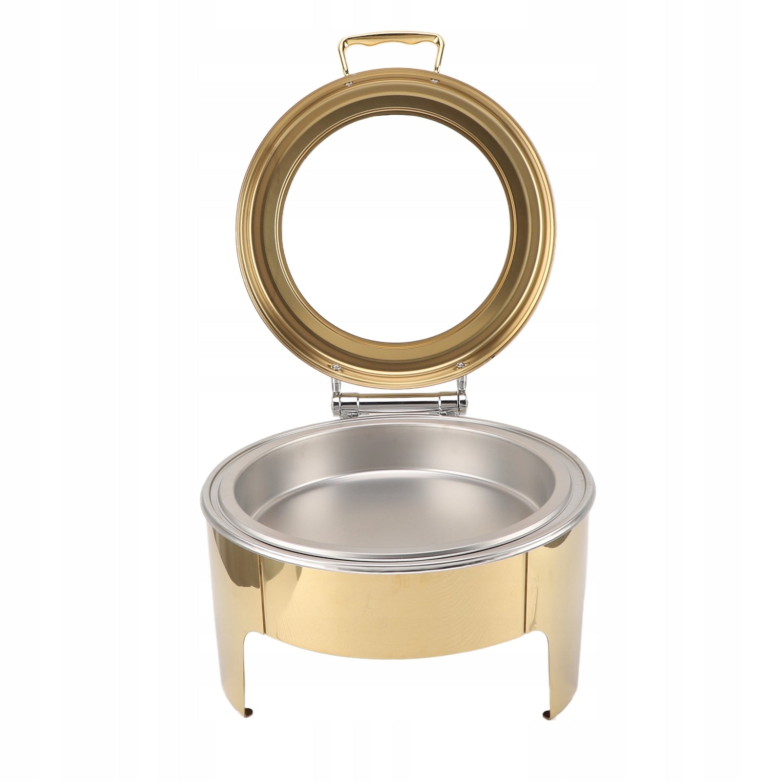 Round buffet rubbing dish, round heat set Brand no brand