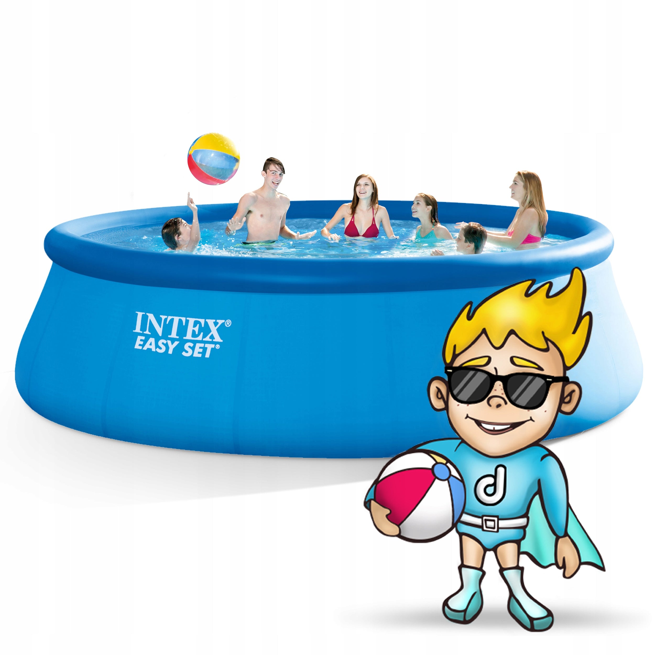 Round expansion pool Intex 457 x 457 cm Manufacturer code 26168