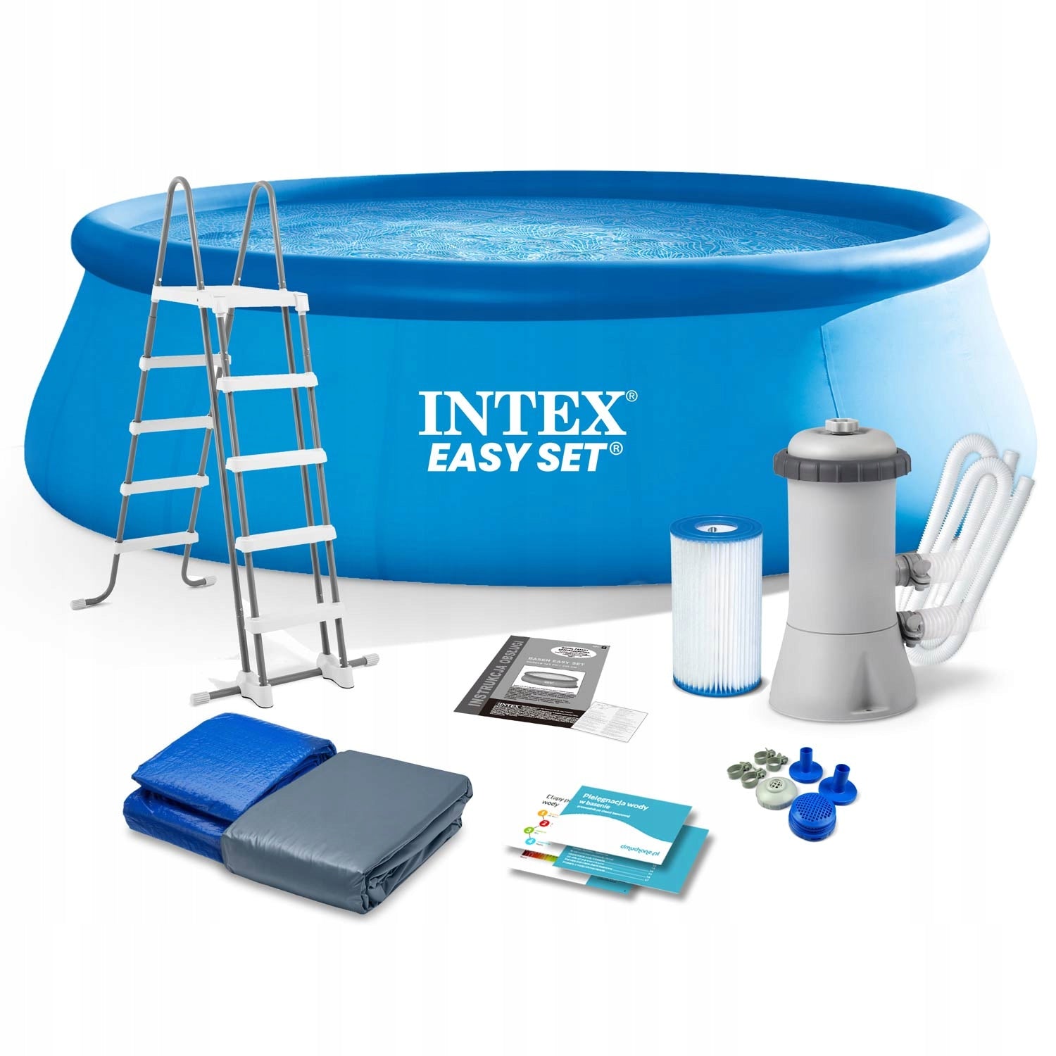 Round expansion pool Intex 457 x 457 cm