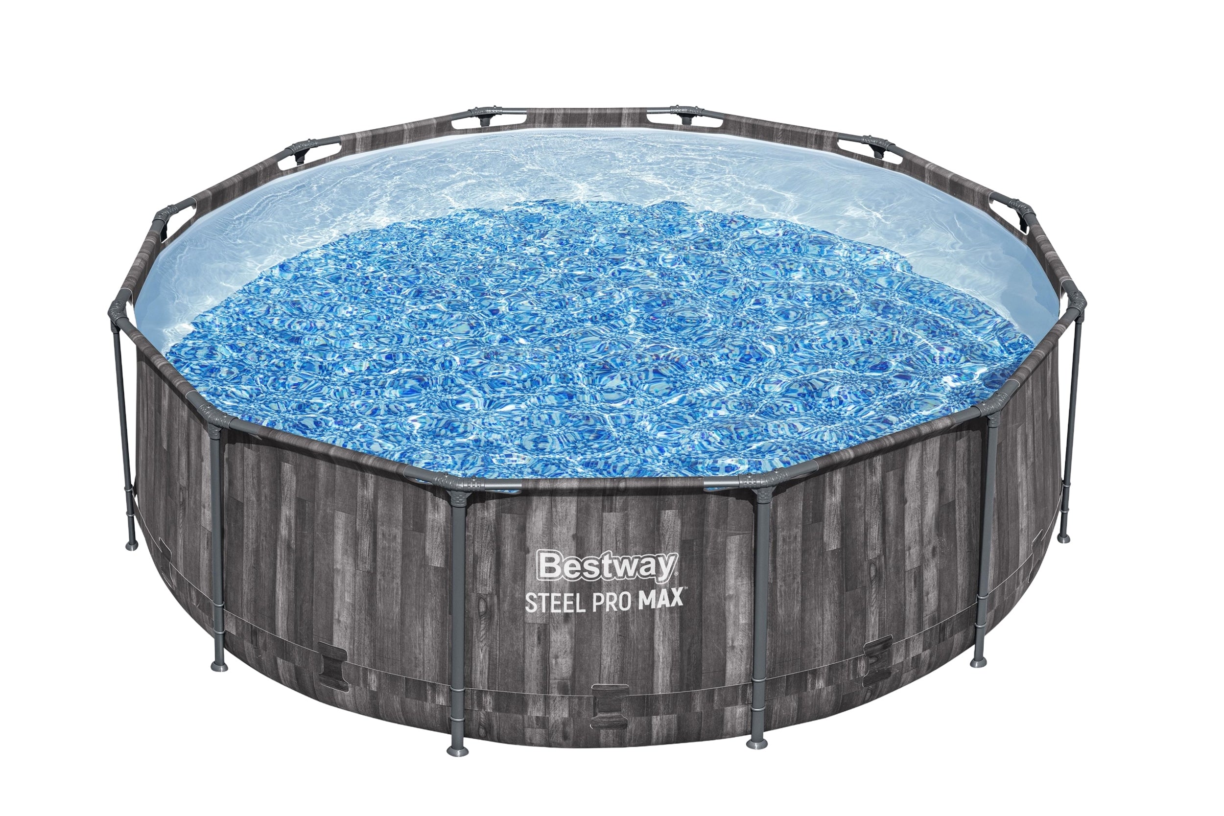 Round garden frame pool 366x100cm Bestway set max 18in1 Volume 9150 l