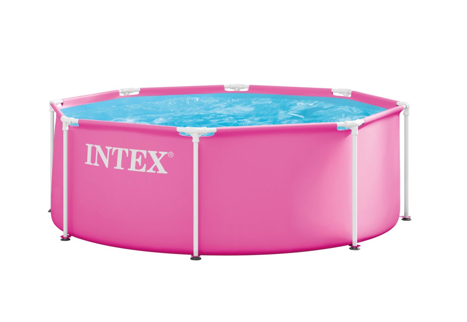 Round garden frame pool for children 244x76 cm pink INTEX 28290ND