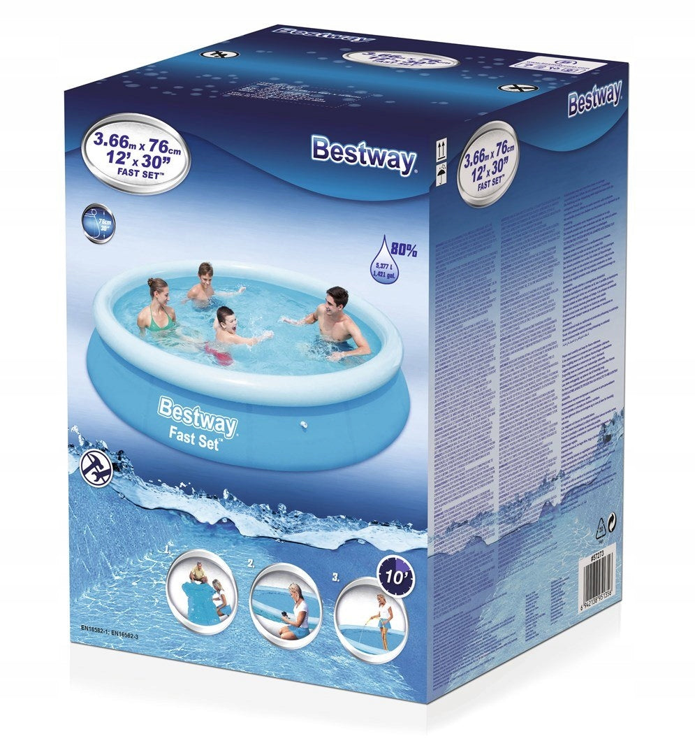 Round inflatable swimming pool Bestway 488 x 366 cm EAN (GTIN) 6942138951356