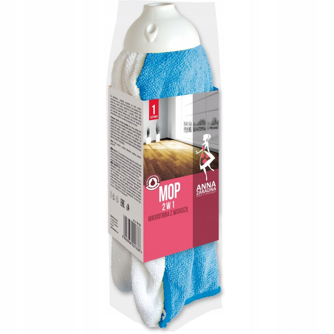 Round mop Anna Zaradna microfiber 2in1