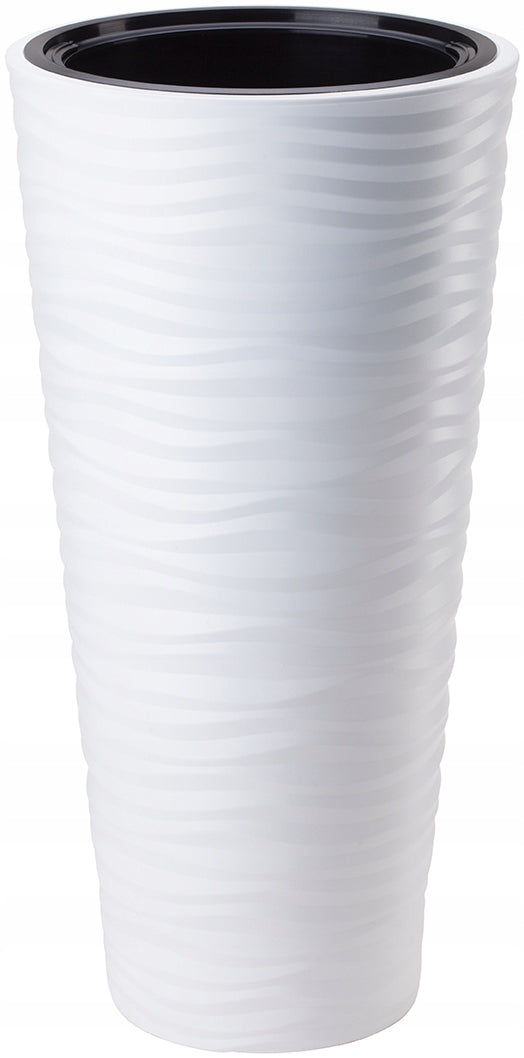 Round tall pot Sahara Slim + insert, diameter 30