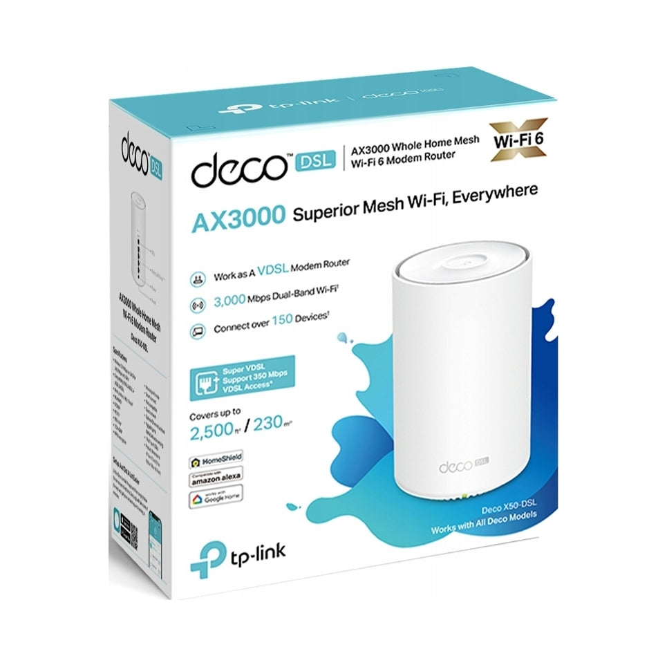 Router TP-Link Deco X50-DSL 802.11ax (Wi-Fi 6)