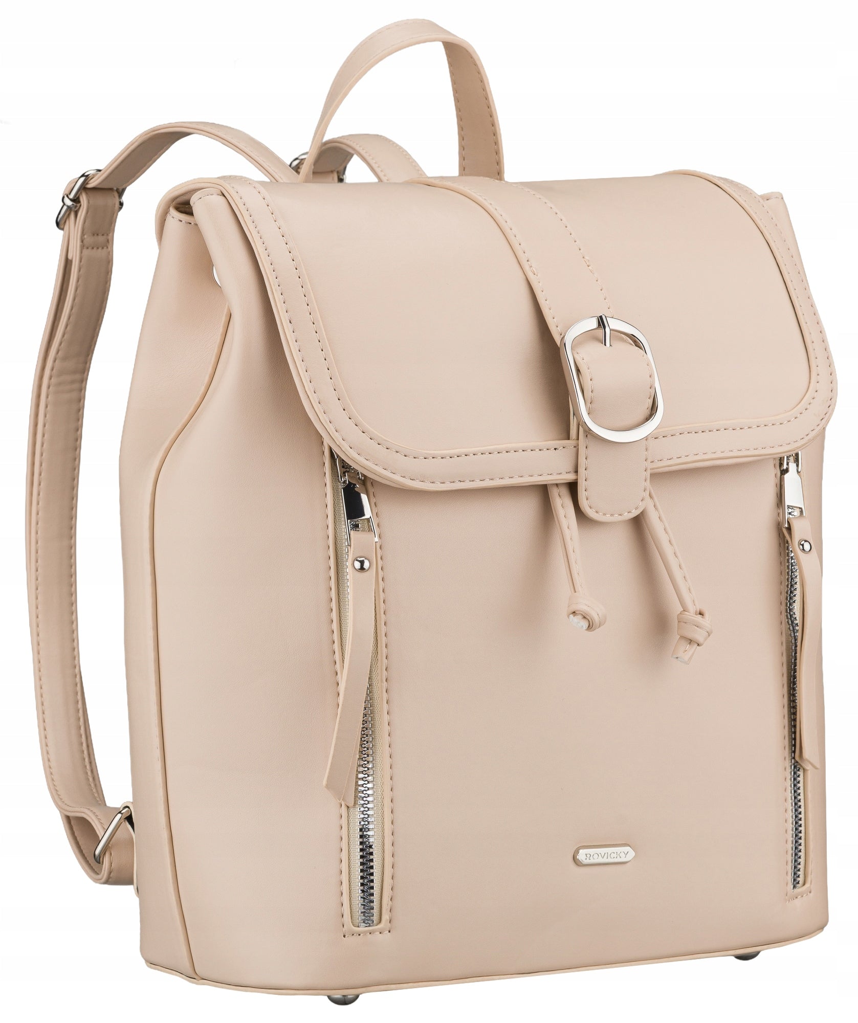 Rovicky city backpack beige