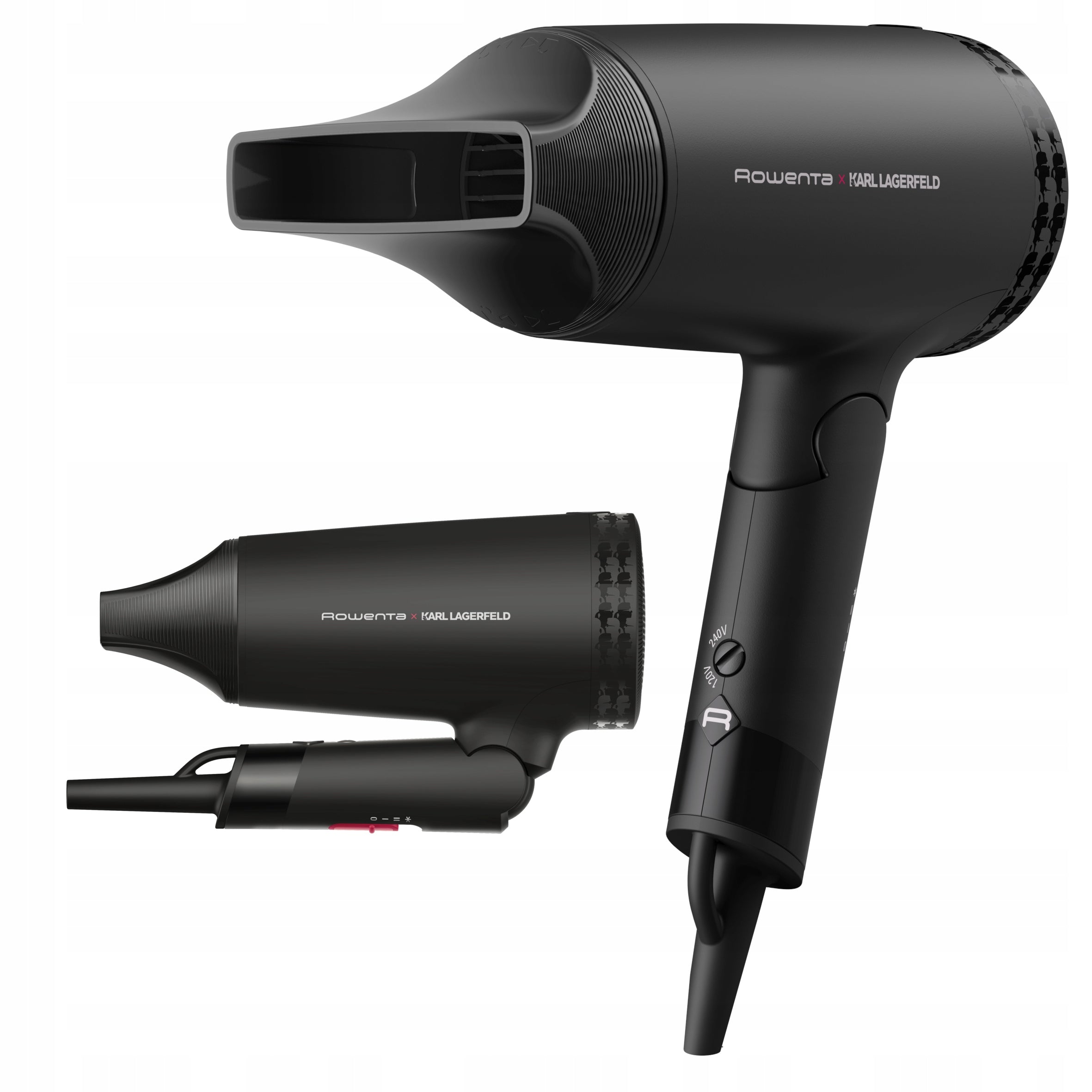 Rowenta CV184L 1600W folding hair dryer tourist light
