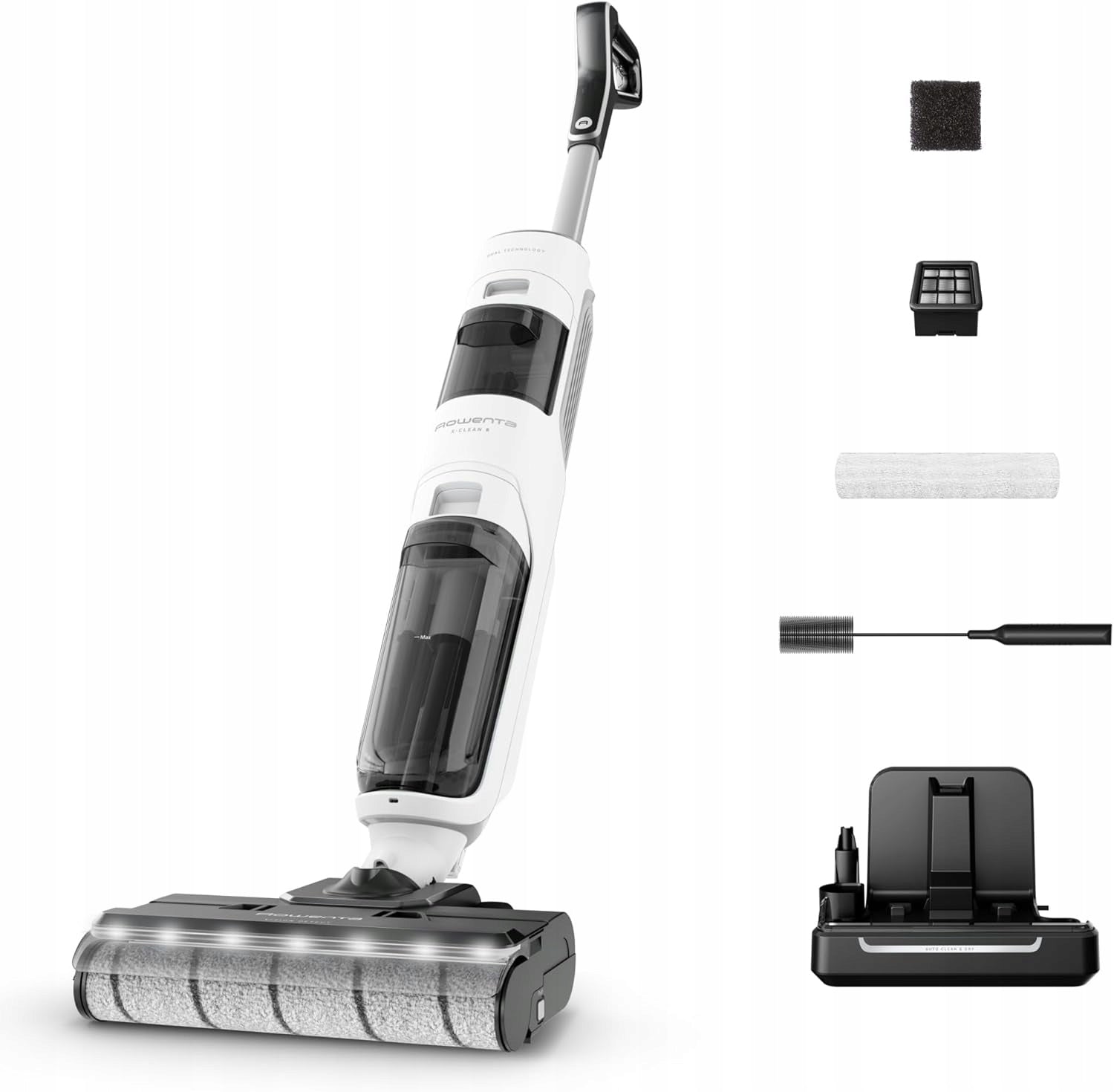 Rowenta X-Clean 5 washing vacuum cleaner 2in1 dry wet LED 50 min