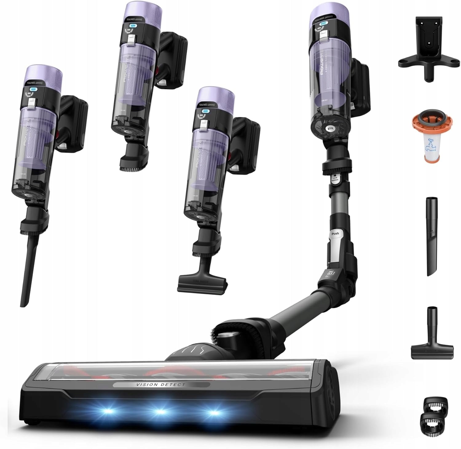 Rowenta X-Force Flex 9.80 RH7L35E0 cordless vacuum cleaner HEPA 4in1
