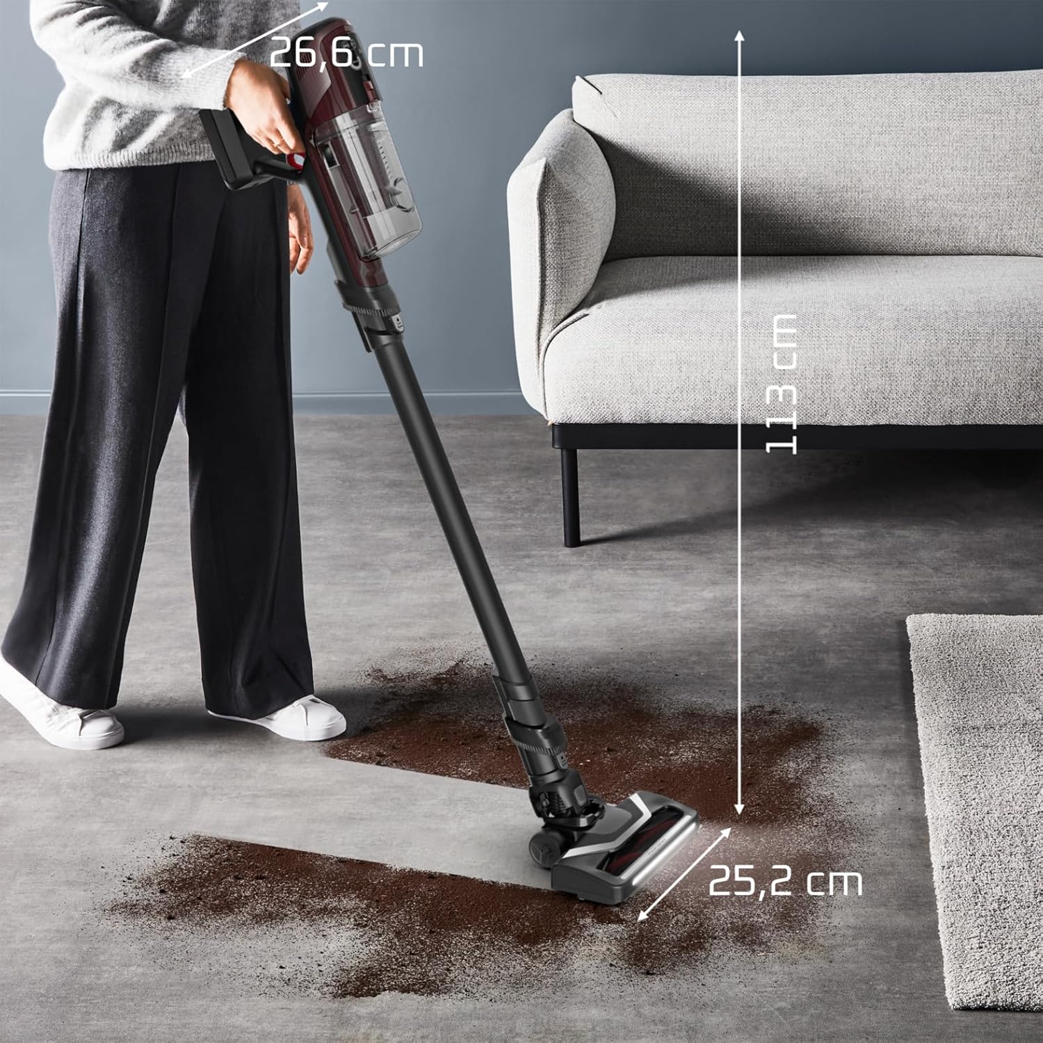 Rowenta X-Pert 6.80 RH6485E0 cordless vacuum cleaner 4in1 60 min Manufacturer code RH6485E0