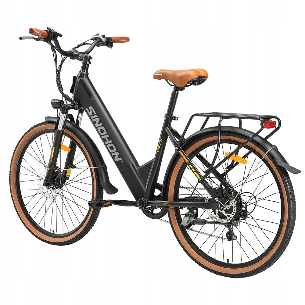 Rower Elektryczny SINOHON EM300 250W 36V 15.6Ah 25km/h Shimano 7 Speed Foldability partially assembled, calibrated