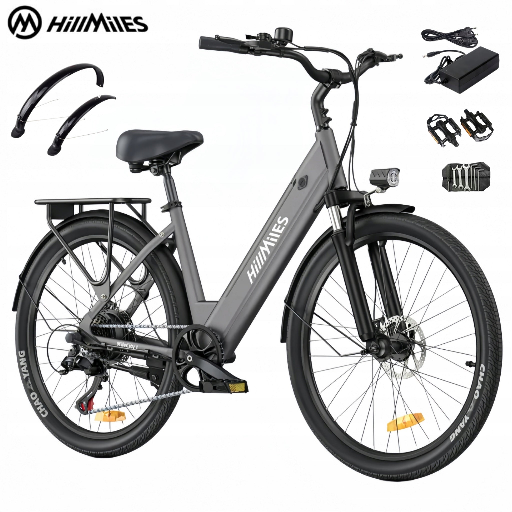 Rower Elektryczny Unisex HillMiles MileCity 1 250W 36V 13Ah 25KM/H 100KM PL