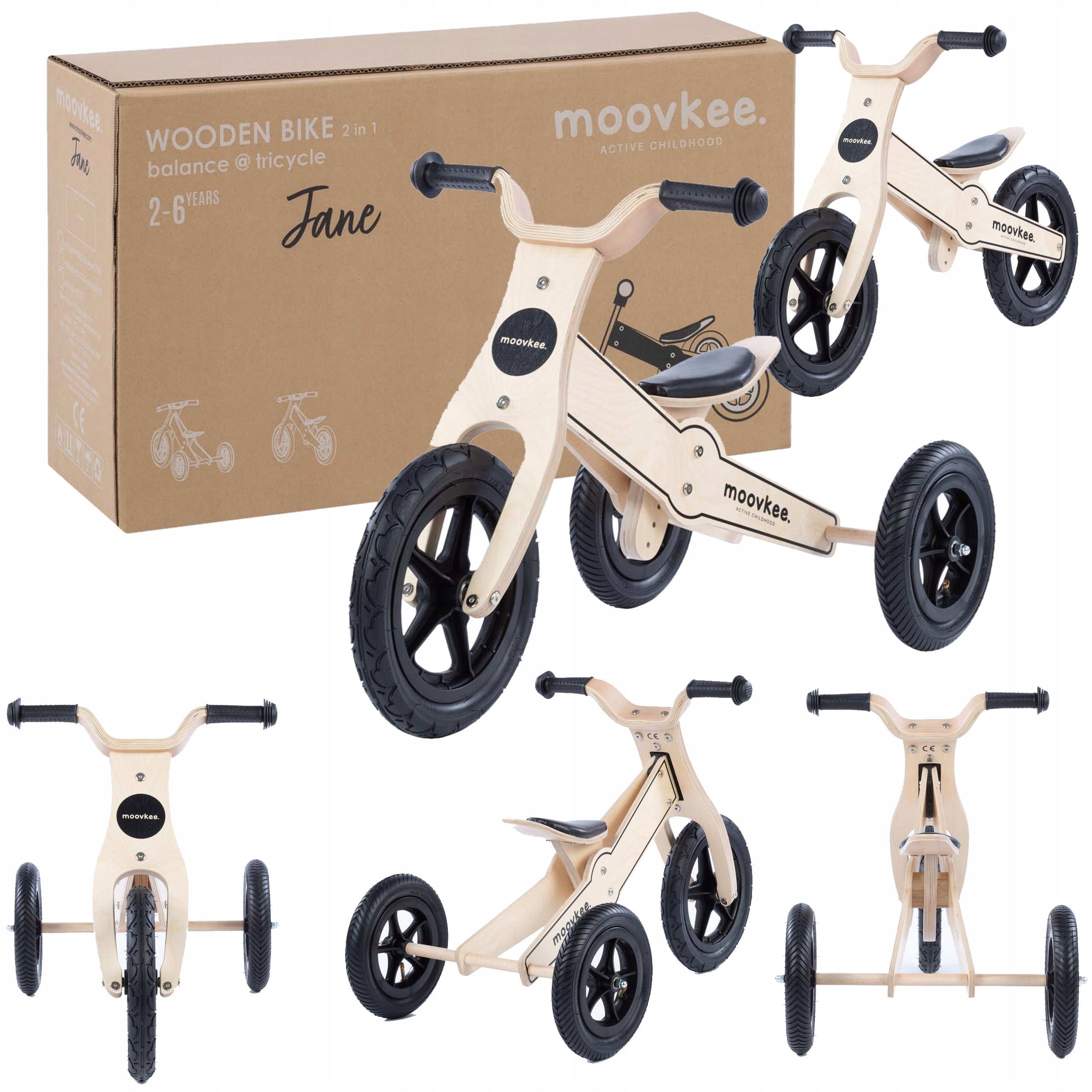 Moovkee Jane 2in1 Dreirad Laufrad 0C075 