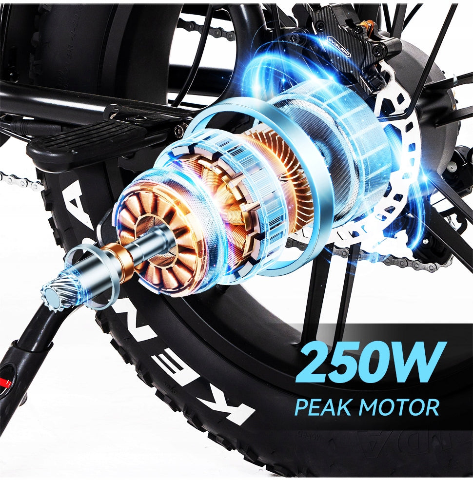 Rower elektryczny 20" Fat Tyre rower górski 50-60KM 48V15Ah LCD E-bike V8 Packaging status original