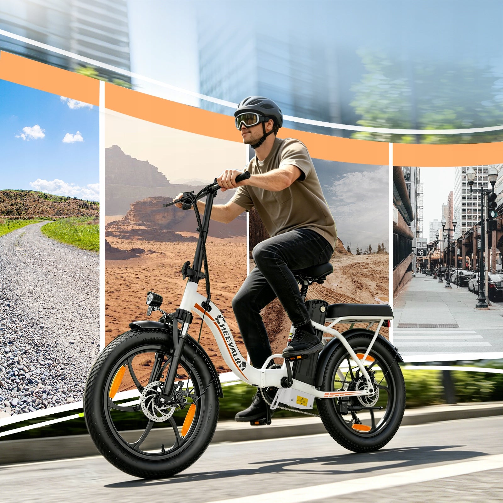 Rower elektryczny Damski/Męski Cheevalry 250W 768WH 100KM 20"E-bike Shimano Model C16WH Trekkingowy Damski/Męski
