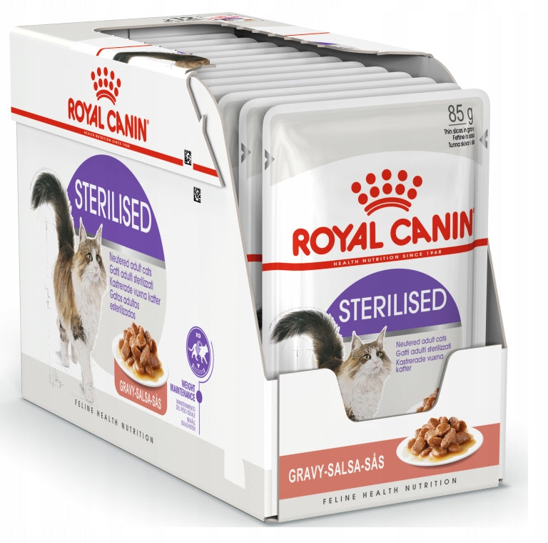 Royal Canin Cat Sterilised in Gravy 12x85g