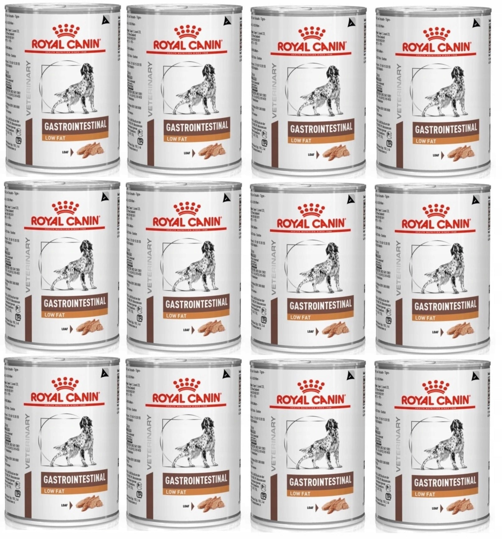 Royal Canin Gastrointestinal Low Fat 12 x 420g Cans