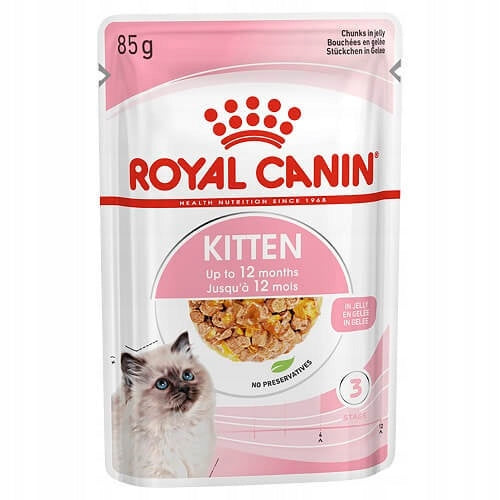 Royal Canin Kitten Instinctive pieces in jelly 85g