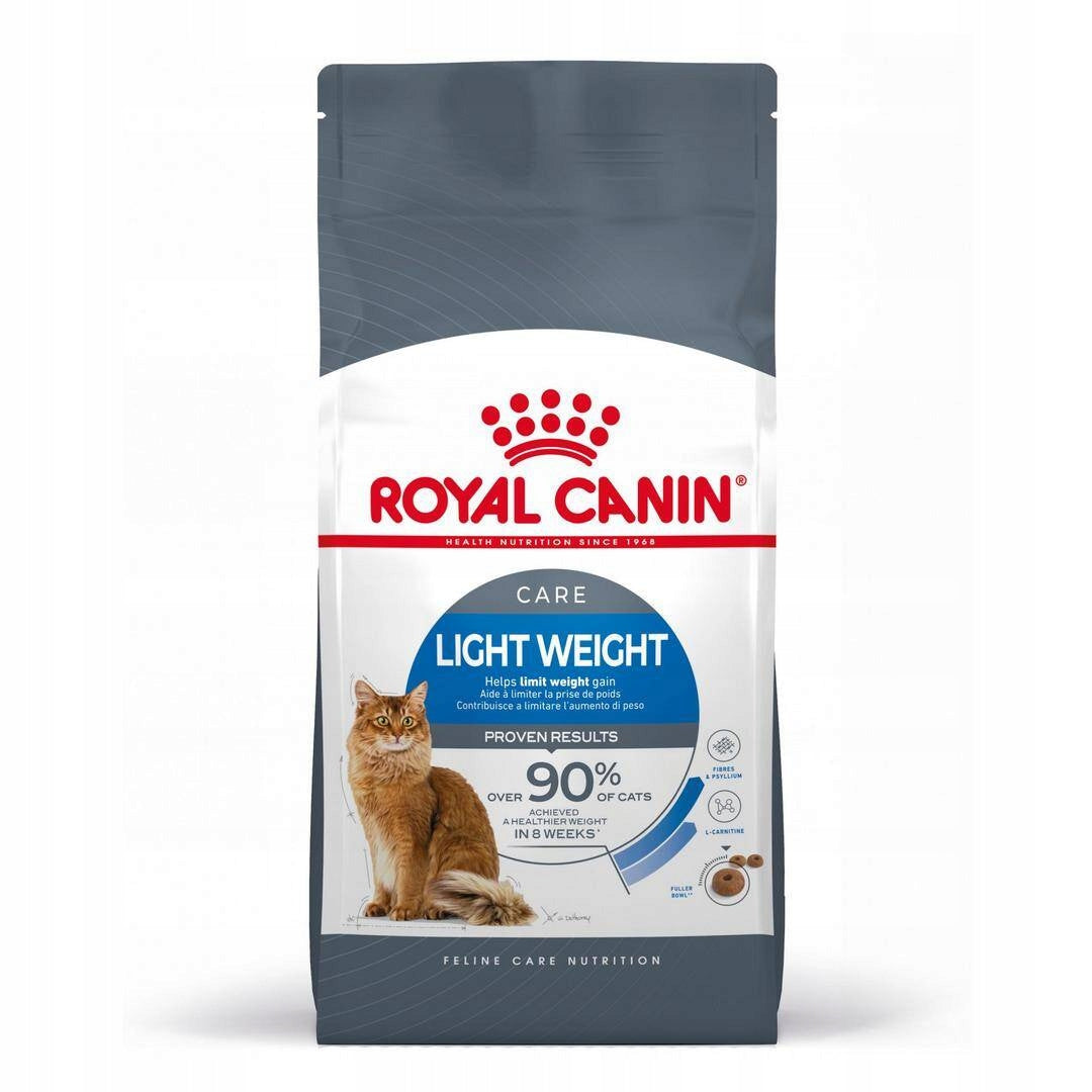 Royal Canin Light Weight Dry Cat Food 8kg Reduces Weight