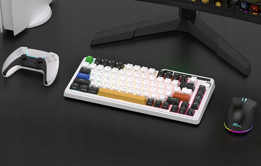 Royal Kludge Kzzi K75 Pro Rgb Retro Wireless Mechanical Keyboard Manufacturer no brand