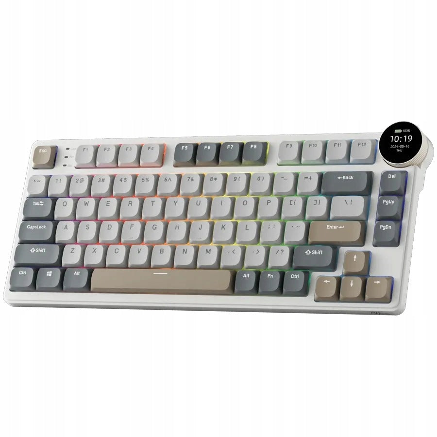 Royal Kludge N80 Pearly Dawn Red Switch Mechanical Keyboard US Manufacturer RK Royal Kludge