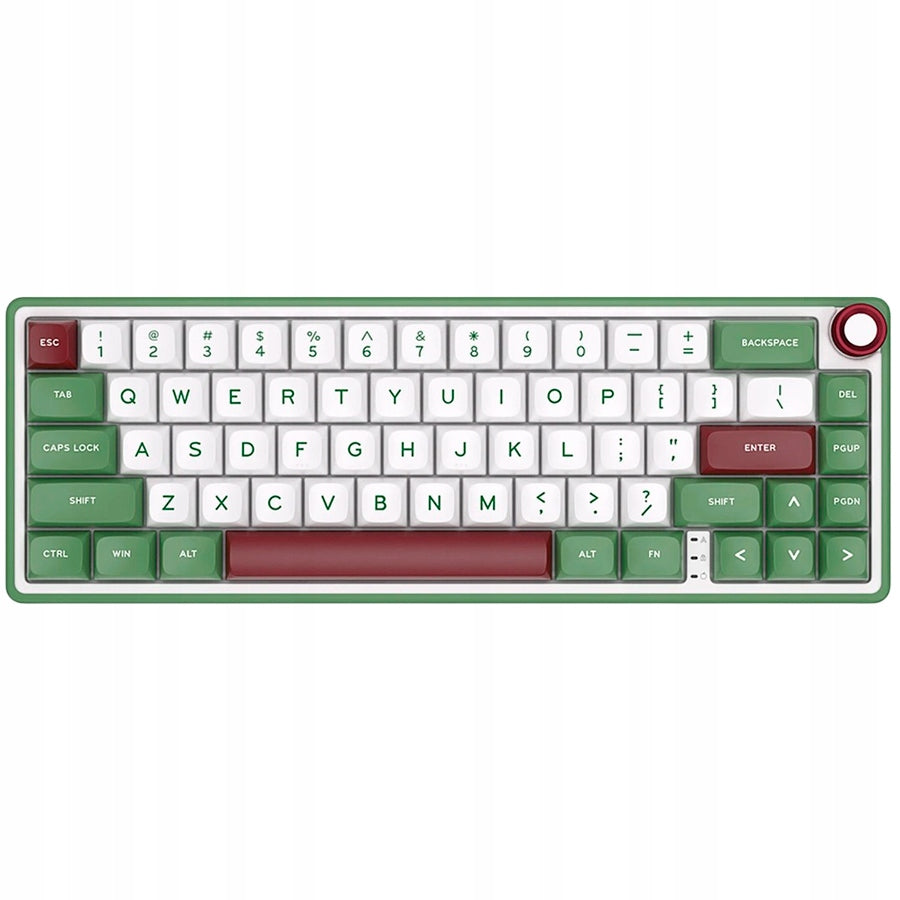 Royal Kludge R65 Green Sand Mechanical Keyboard 65% Brown