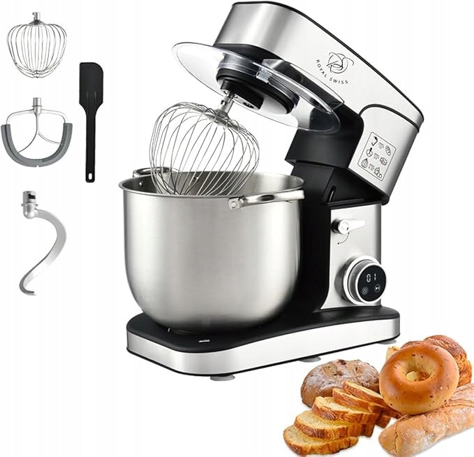 Royal Swiss 2800W Professional Pastry Mixer –Stainless Steel Bowl 16L XXXXL
